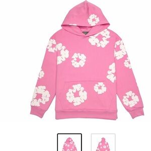 pink denim tears large sweaters